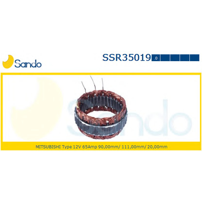 Photo Stator, alternator SANDO SSR350190