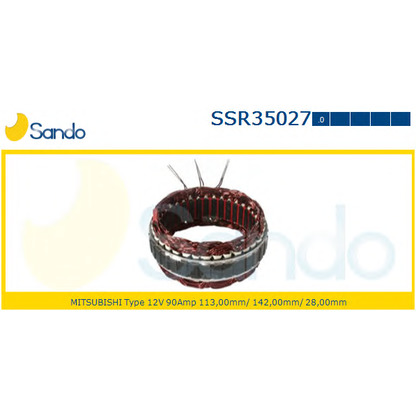 Photo Stator, alternator SANDO SSR350270