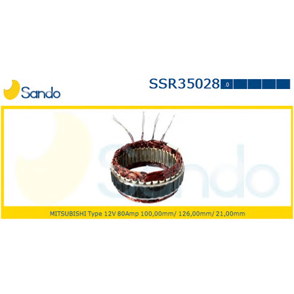 Photo Stator, alternateur SANDO SSR350280