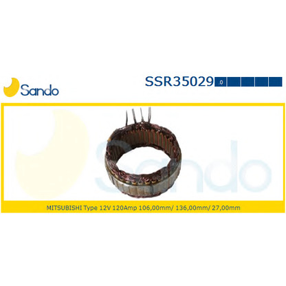 Photo Stator, alternator SANDO SSR350290