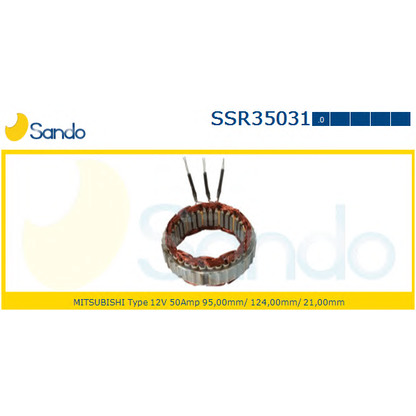 Zdjęcie Stojan, alternator SANDO SSR350310