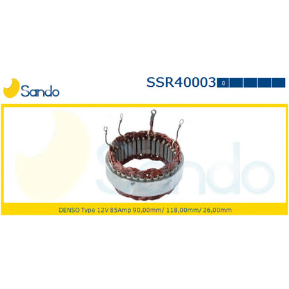 Фото Статор, генератор SANDO SSR400030