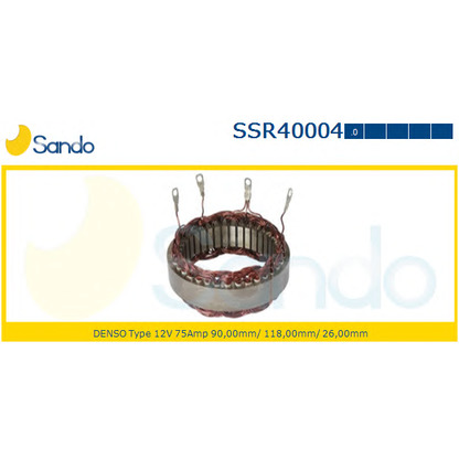 Foto Statore, Alternatore SANDO SSR400040