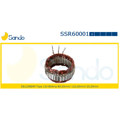 Foto Estator, alternador SANDO SSR600010
