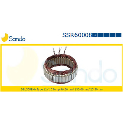 Photo Stator, alternator SANDO SSR600080