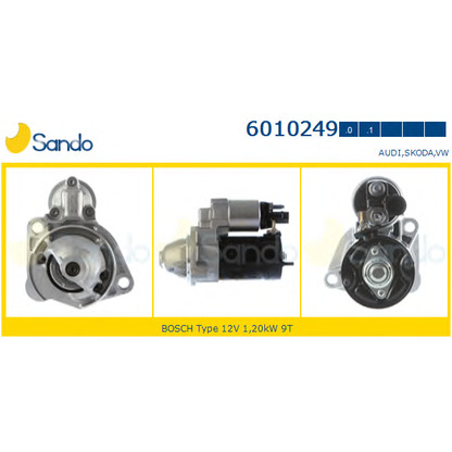 Foto Motor de arranque SANDO 60102491