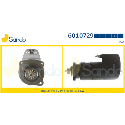 Foto Motor de arranque SANDO 60107293