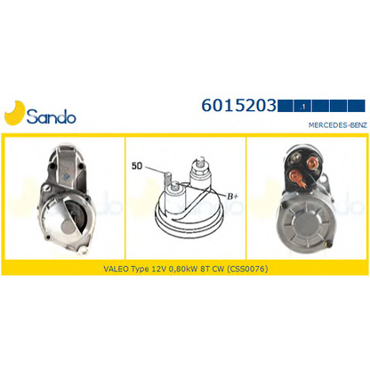 Foto Motor de arranque SANDO 60152031