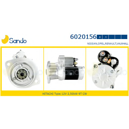 Foto Motorino d'avviamento SANDO 60201561