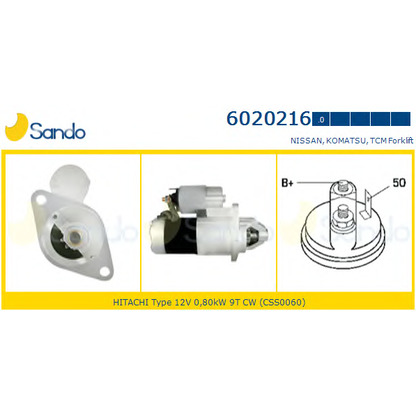 Foto Motor de arranque SANDO 60202160