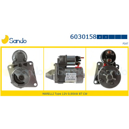 Foto Motor de arranque SANDO 60301581