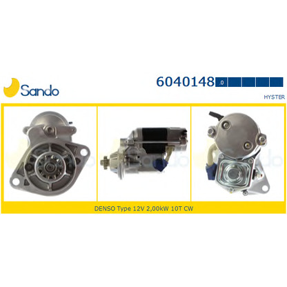 Foto Motor de arranque SANDO 60401480