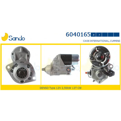 Foto Motor de arranque SANDO 60401650