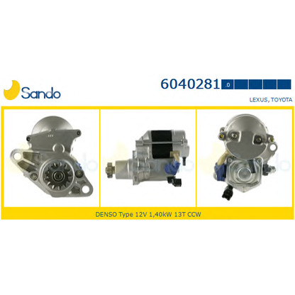 Foto Motor de arranque SANDO 60402810