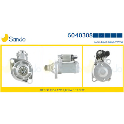 Foto Motor de arranque SANDO 60403081