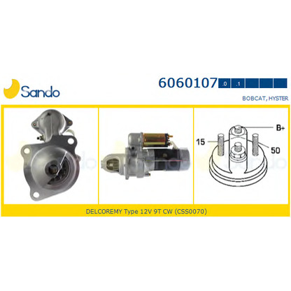 Foto Motor de arranque SANDO 60601070