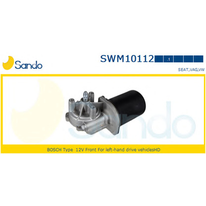 Foto Motor del limpiaparabrisas SANDO SWM101121