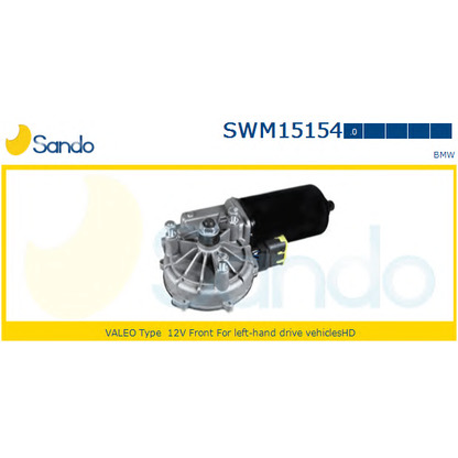 Foto Motor del limpiaparabrisas SANDO SWM151540