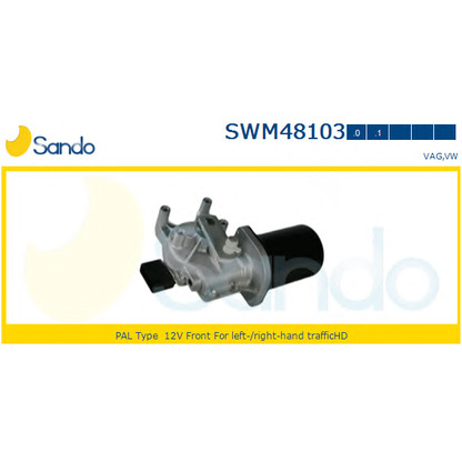 Foto Motor del limpiaparabrisas SANDO SWM481030