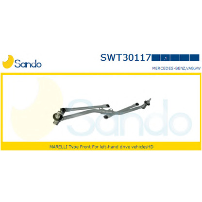 Foto Motor del limpiaparabrisas SANDO SWT301171