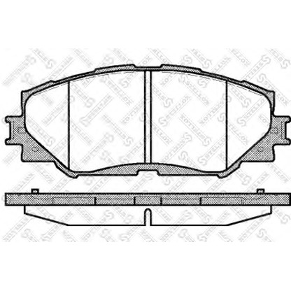 Foto Bremsbelagsatz, Scheibenbremse STELLOX 001089BSX