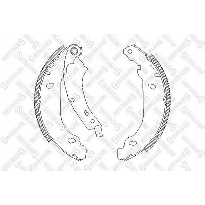 Photo Brake Shoe Set STELLOX 085100SX