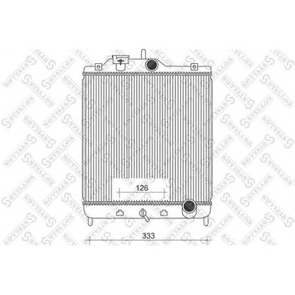 Foto Radiatore, Raffreddamento motore STELLOX 1025089SX