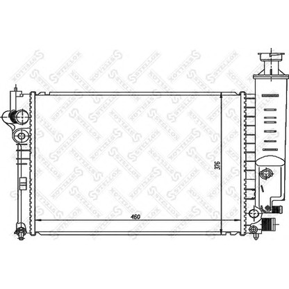 Photo Disque de frein STELLOX 1025104SX