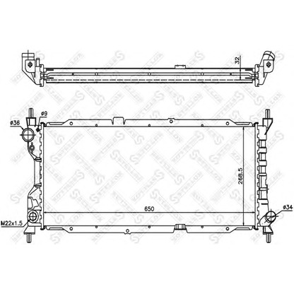 Foto Kühler, Motorkühlung STELLOX 1025203SX