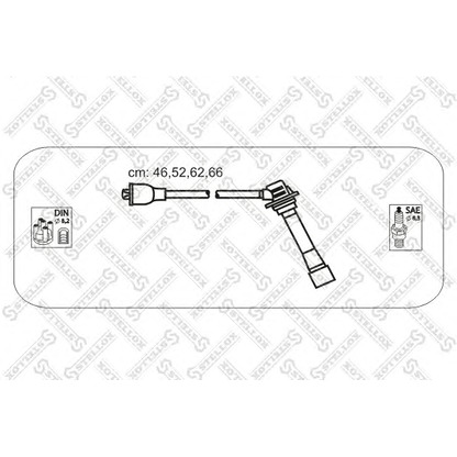 Foto Juego de cables de encendido STELLOX 1038132SX