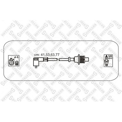 Photo Ignition Cable Kit STELLOX 1038155SX