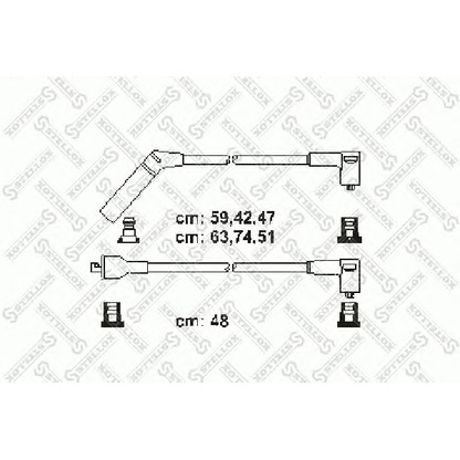 Zdjęcie Zestaw przewodów zapłonowych STELLOX 1038206SX