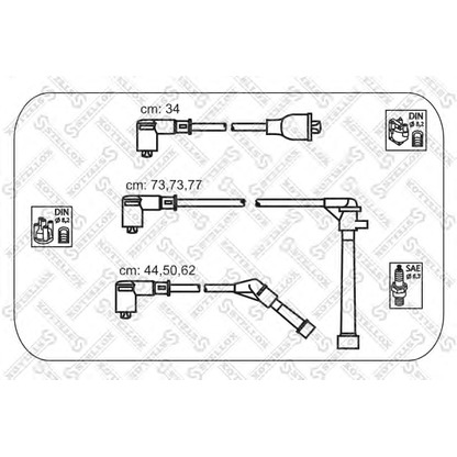 Photo Kit de câbles d'allumage STELLOX 1038266SX