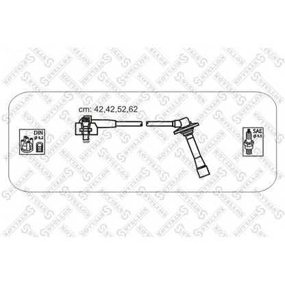 Photo Ignition Cable Kit STELLOX 1038488SX