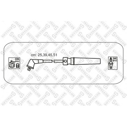 Photo Ignition Cable Kit STELLOX 1038570SX