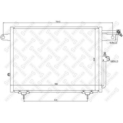 Foto Condensatore, Climatizzatore STELLOX 1045007SX