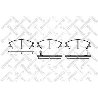Foto Juego de pastillas de freno STELLOX 235002SX