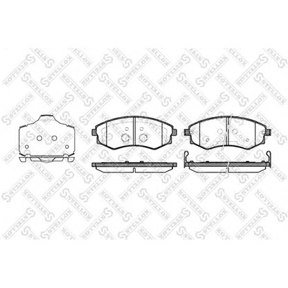 Foto Juego de pastillas de freno STELLOX 329003BSX