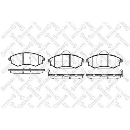 Foto Juego de pastillas de freno STELLOX 329092SX
