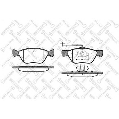 Foto Juego de pastillas de freno STELLOX 600002BSX