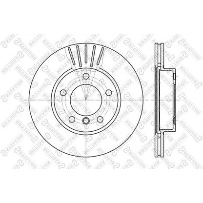 Foto Bremsscheibe STELLOX 60201521VSX