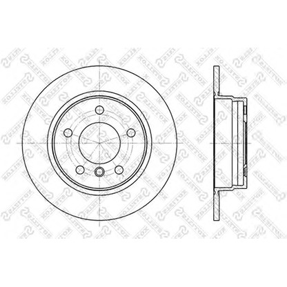 Photo Brake Disc STELLOX 60201525SX