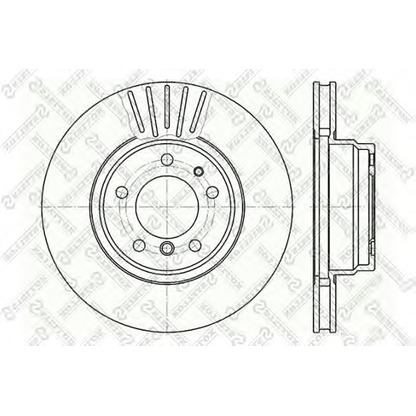 Фото Тормозной диск STELLOX 60201534VSX