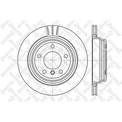 Foto Disco de freno STELLOX 60201539VSX