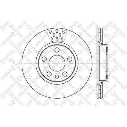 Photo Disque de frein STELLOX 60201923VSX