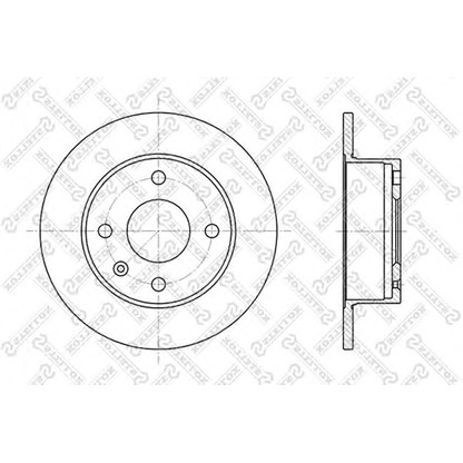 Photo Disque de frein STELLOX 60202513SX