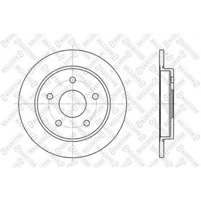 Photo Disque de frein STELLOX 60202522SX