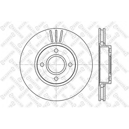 Photo Disque de frein STELLOX 60202542VSX