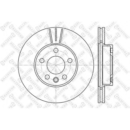 Foto Bremsscheibe STELLOX 60202545VSX