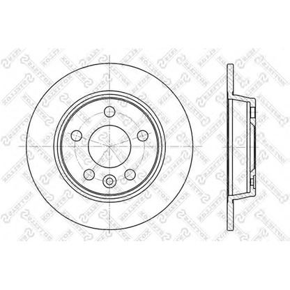 Foto Bremsscheibe STELLOX 60202546SX